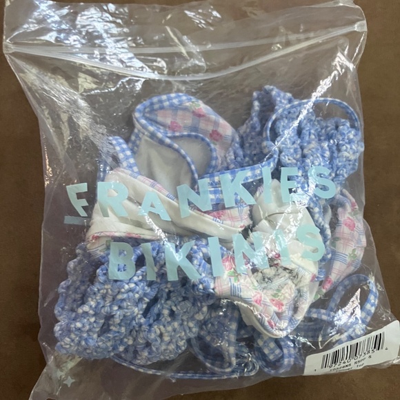 Frankie's Bikinis Pastel Plaid Bikini - Picture 3 of 4